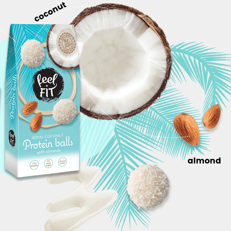 Proteinski rafaelo brez sladkorja