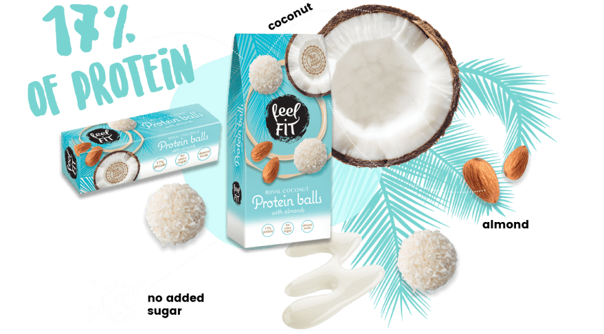 Proteinski rafaelo brez sladkorja